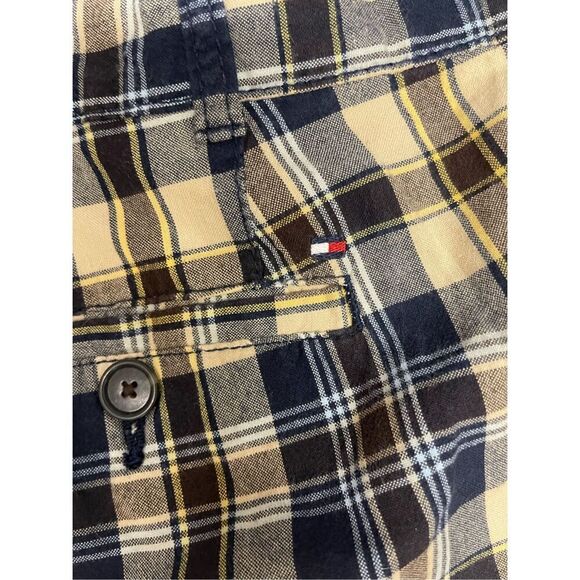 Tommy Hilfiger Mens‎ Multicolor Plaid Shorts w/Pockets Size 42 A25 - Picture 4 of 6